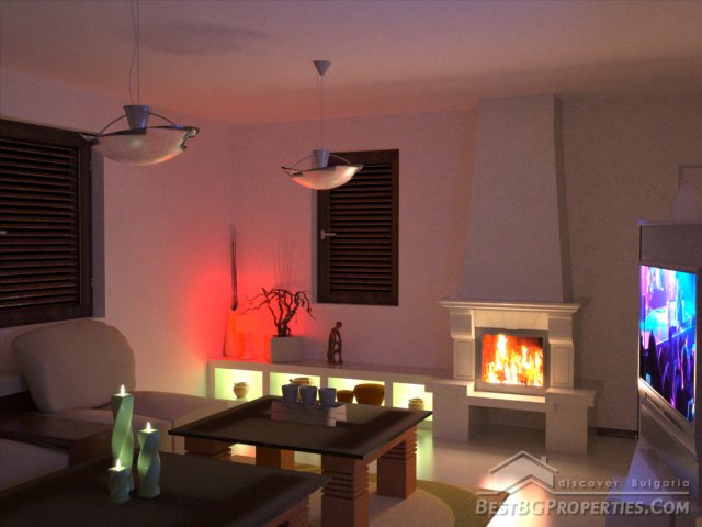 3-bedroom house in modern style