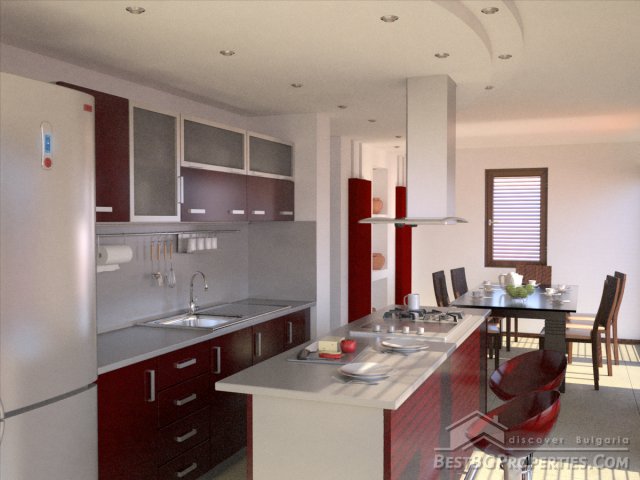 3-bedroom house in modern style