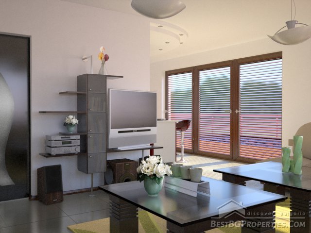 3-bedroom house in modern style