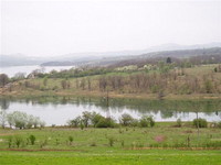 big plot on the lake of Sopot