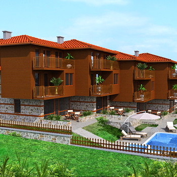 150 m complesso residente bello lontano dalla costa di Sozopol