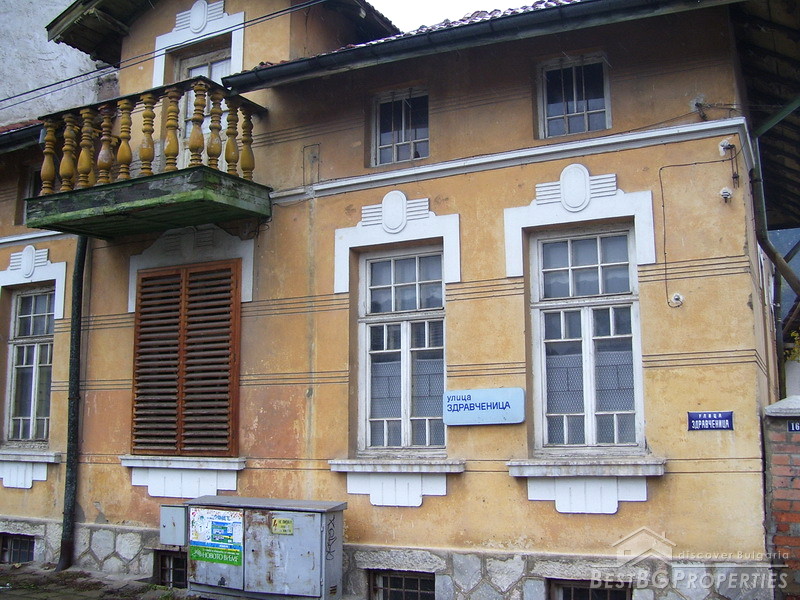 Old style town house in a ski resort
