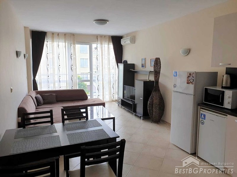 One bedroom furnished apartment for sale in Sunny Beach