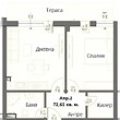 One bedroom new apartment for sale in Sofia
