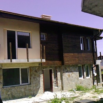 Two new apartment buildings in a quiet sea resort