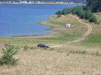 attractive development plot on the shore of Batak Lake