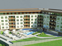 Complex near golf course and ski resort