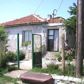 One Storey House And A New Building In Common Yard
