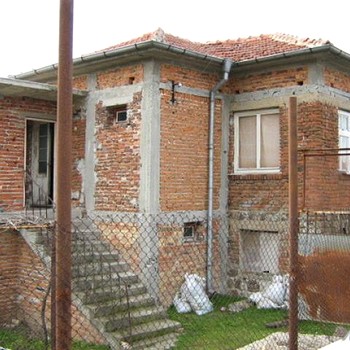 Two Storey Brick Built House