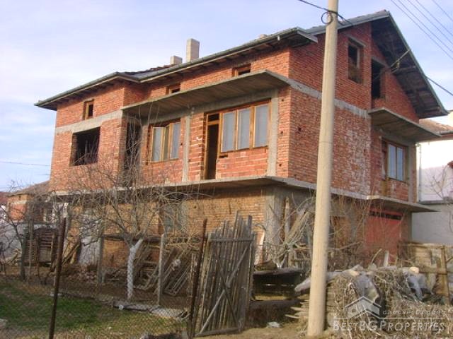 Two Storey House With A Garage