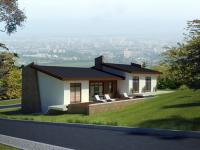 3-bedroom bungalow with garage and basement, modern practical house