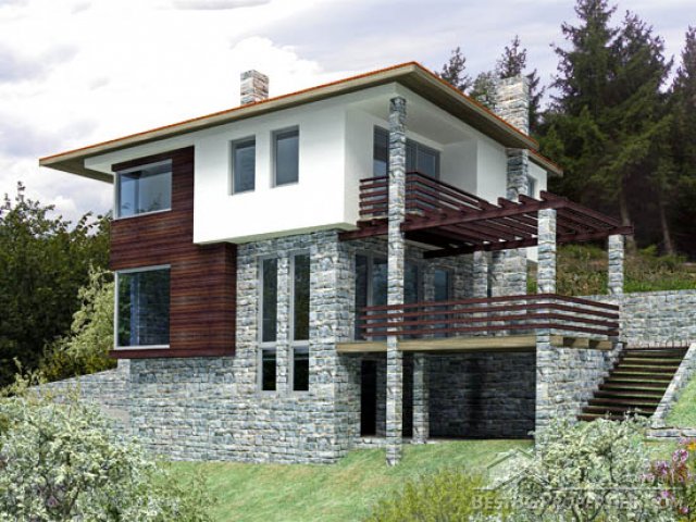 2 storey, 4 bedroom house with a garage and a basement