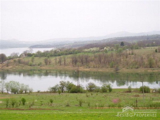 25000 sq m plot with two houses on the Sopot Lake