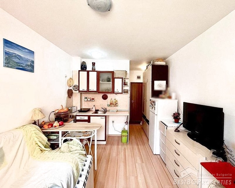 Furnished studio apartment for sale close to Sunny Beach