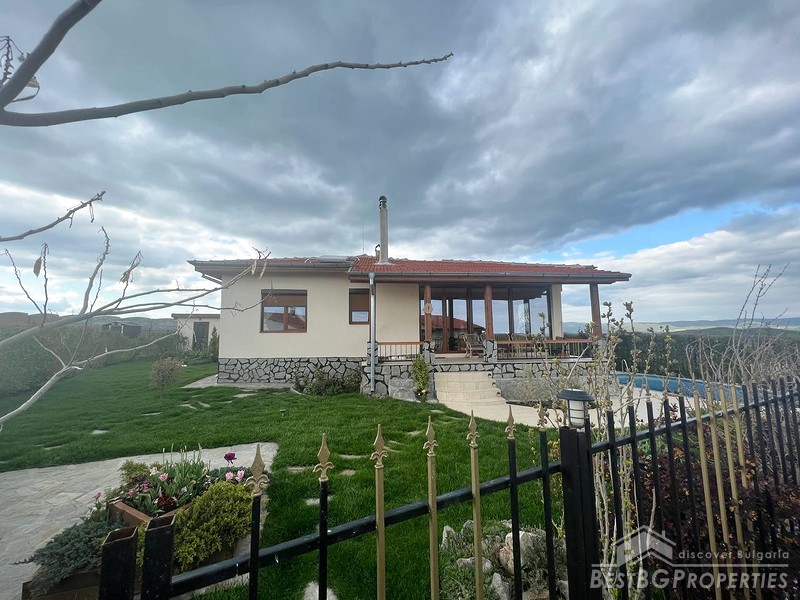 New house with a pool for sale close to the sea