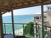 Panoramic apartment on the first line from the sea in Saint Vlas