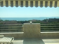 Furnished three bedroom apartment with open sea view in Saint Vlas