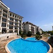 Wonderful one bedroom apartment with a pool view for sale on the first line in Obzor