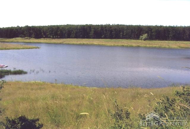 Land With A Lake near the sea