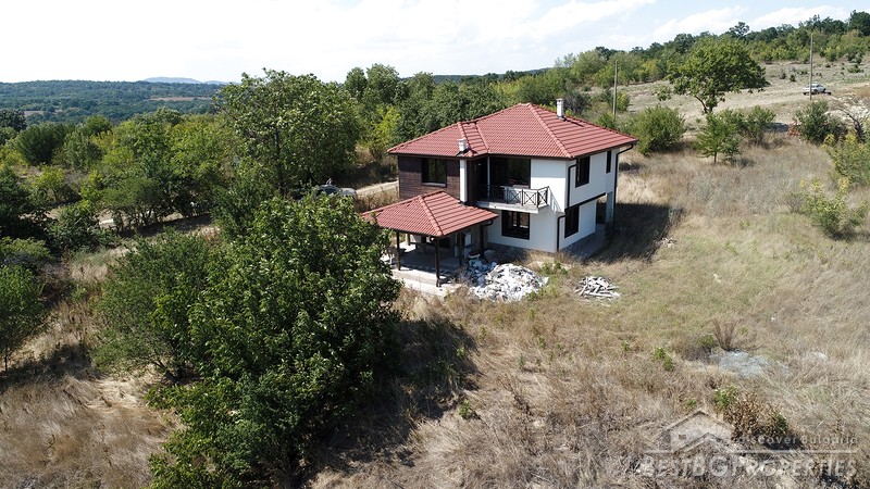 Newly built 2-storey house for sale 50 km away from the Black Sea