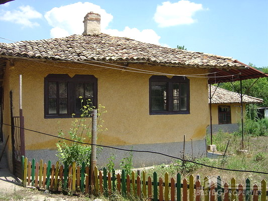 Traditional house with garage