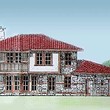 Traditional style villa complex