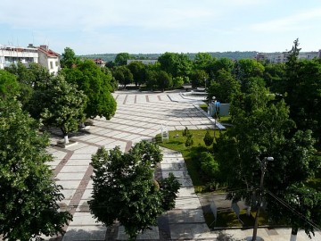 Popovo town center